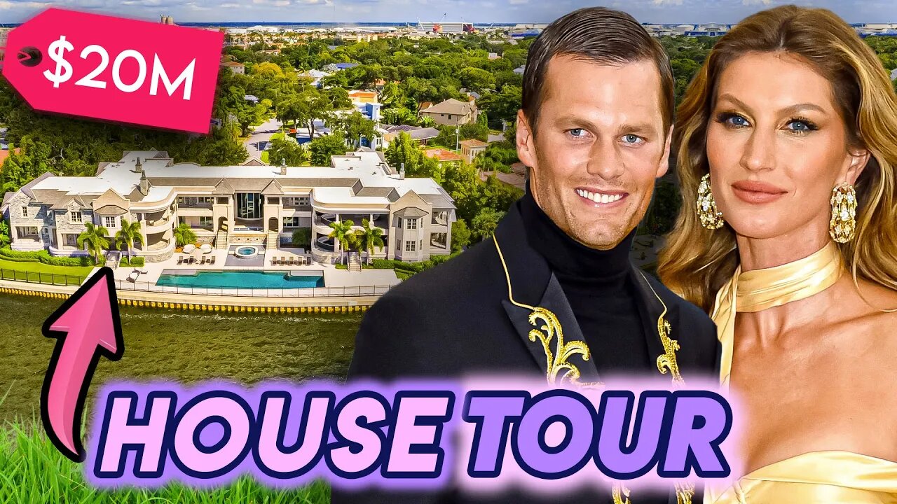 Tom Brady & Gisele Bundchen | House Tour | UPDATED 2021 | Their NEW Florida Dream Mansion & More