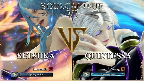 SoulCalibur VI — SharmaSir (Setsuka) VS Amesang (Quintessa) | Xbox Series X Ranked