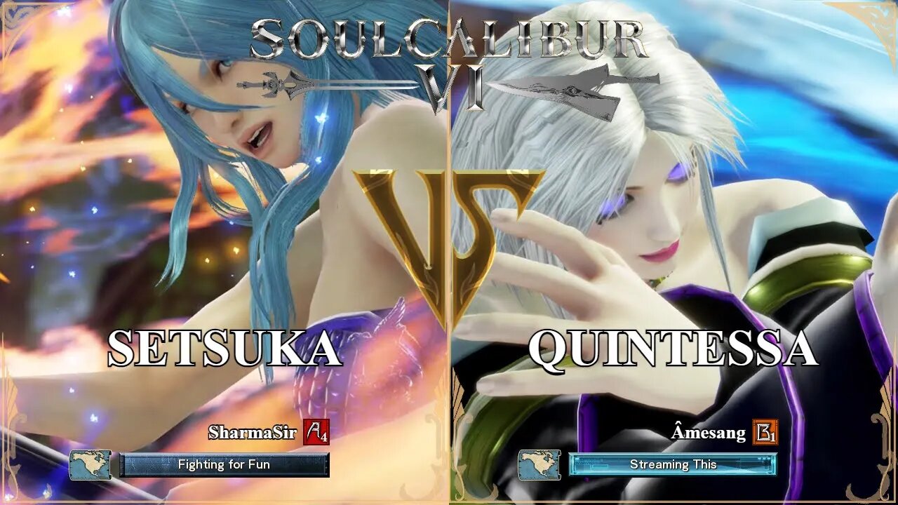 SoulCalibur VI — SharmaSir (Setsuka) VS Amesang (Quintessa) | Xbox Series X Ranked