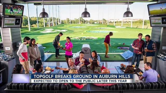 Topgolf breaks ground on first metro Detroit facility in Auburn Hills