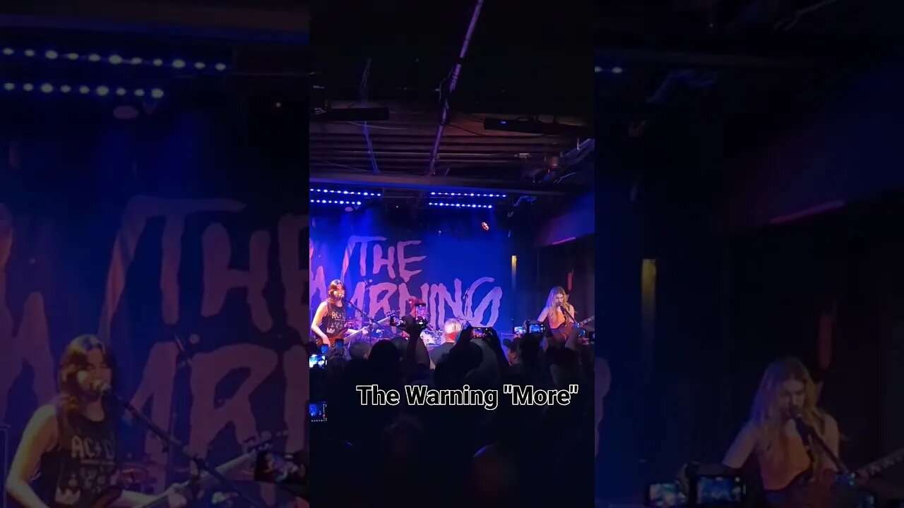 The Warning "More" #thewarning #thewarningarmy #more #thewarninglive @TheWarning @TheWarningArmy