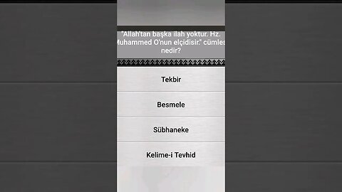 #yarışma #bilgi İSLÂMÎ BİLGİ YARIŞMASI