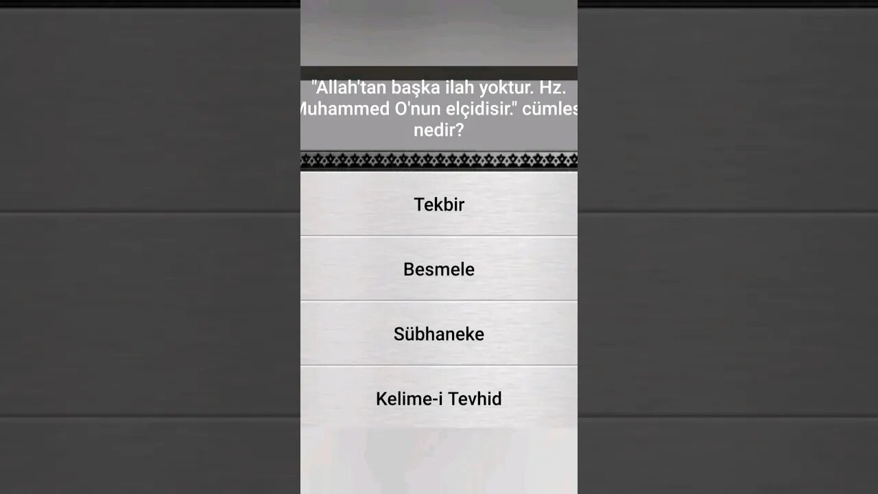 #yarışma #bilgi İSLÂMÎ BİLGİ YARIŞMASI