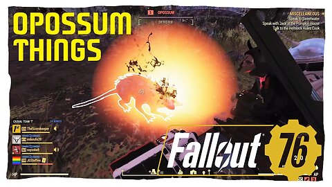 #fallout76 Fallout 76 Things - Opossum?