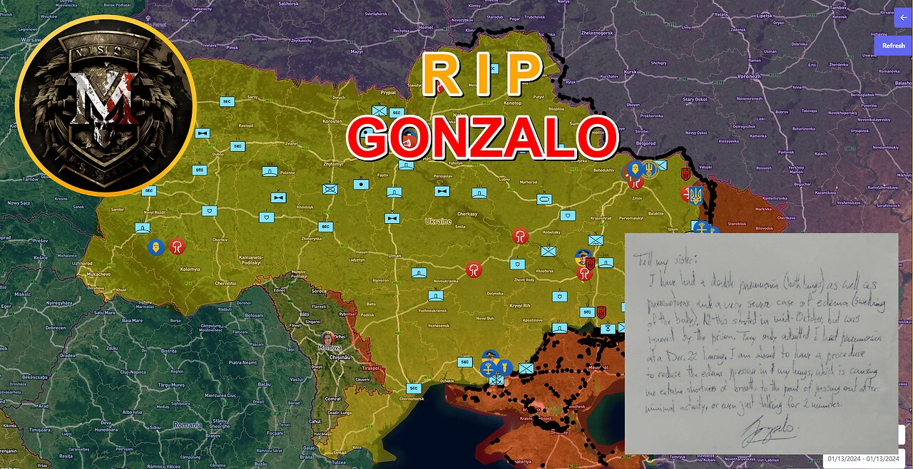 New Details About The Death Of Gonzalo | Missile Strike. Military Summary And Analysis For 2024.1.13