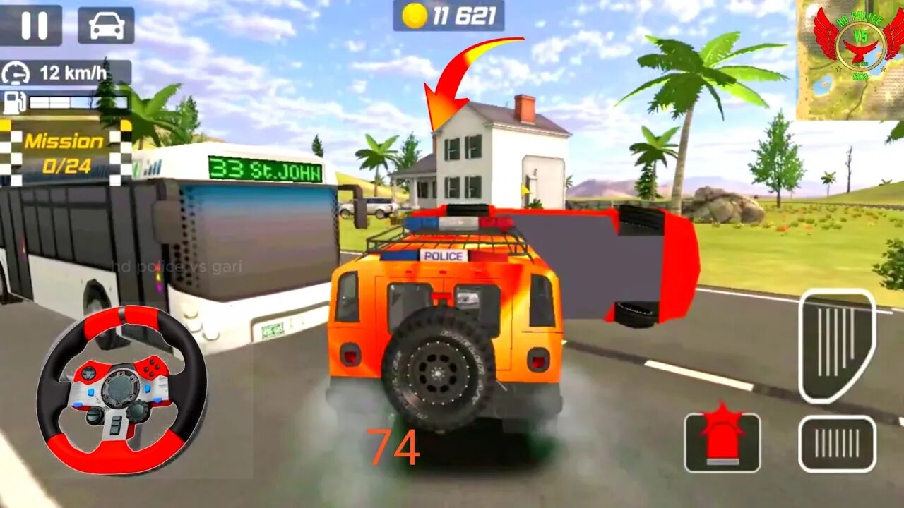 HD police vs gari game #774 police Gameplay Best Car Games Drift Gari Driving 2023 Android