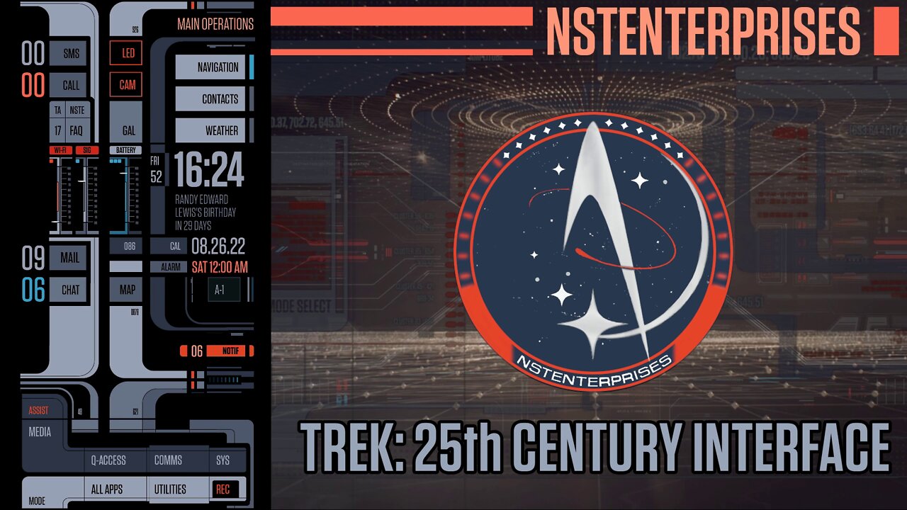 TREK: 25th Century Interface (Not official Star Trek, "LCARS" or affiliated with CBS or Paramount)