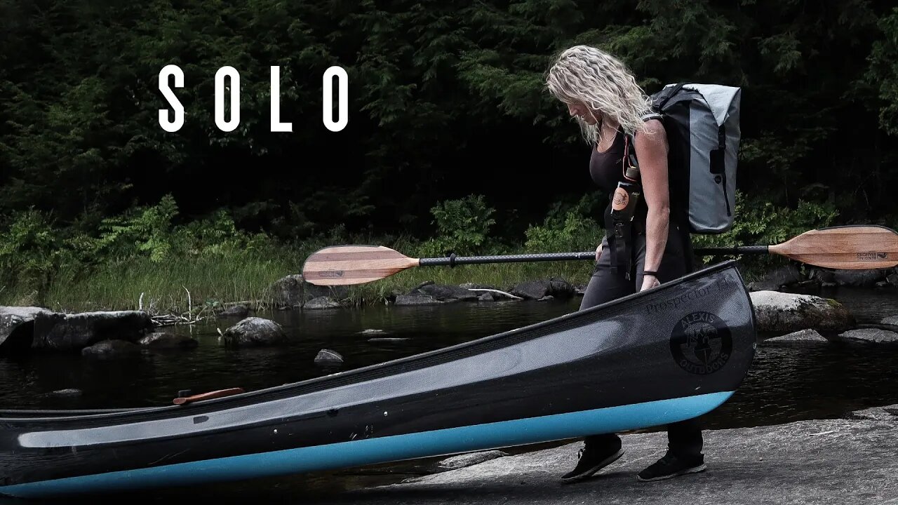 We did it ALONE || Double Solo Canoe Trip TRAILER