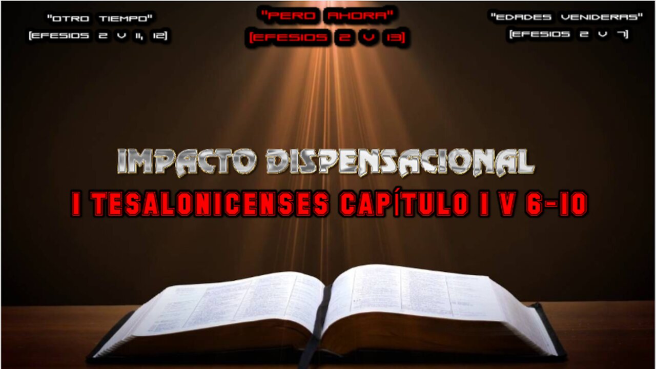 1 TESALONICENSES CAPÍTULO 1 V 6-10