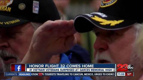 Honor Flight 32 comes home