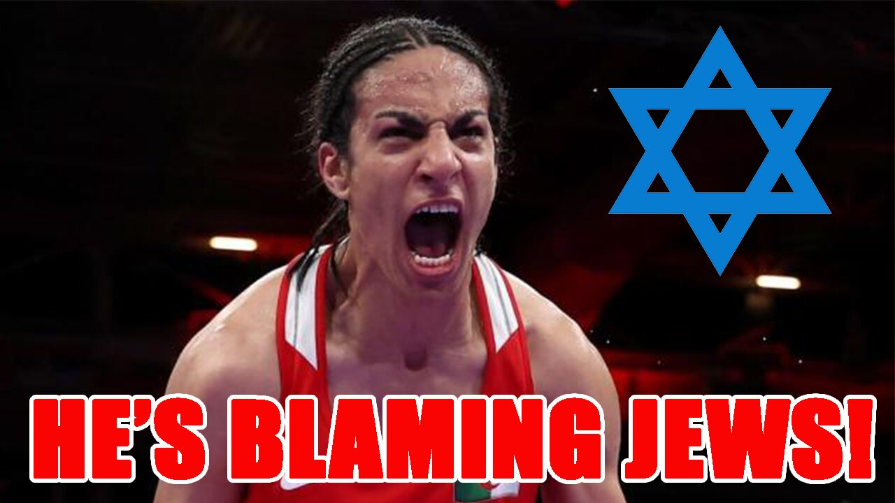 Algerian official BLAMES THE JEWS in INSANE rant on Male Boxer FIGHTING women at Olympics!