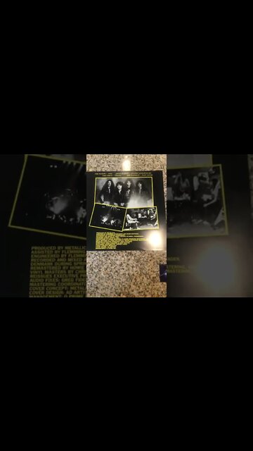 Metallica Ride the Lightning electric blue vinyl limited edition