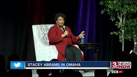 Stacey Abrams speaks at Girls Inc. luncheon