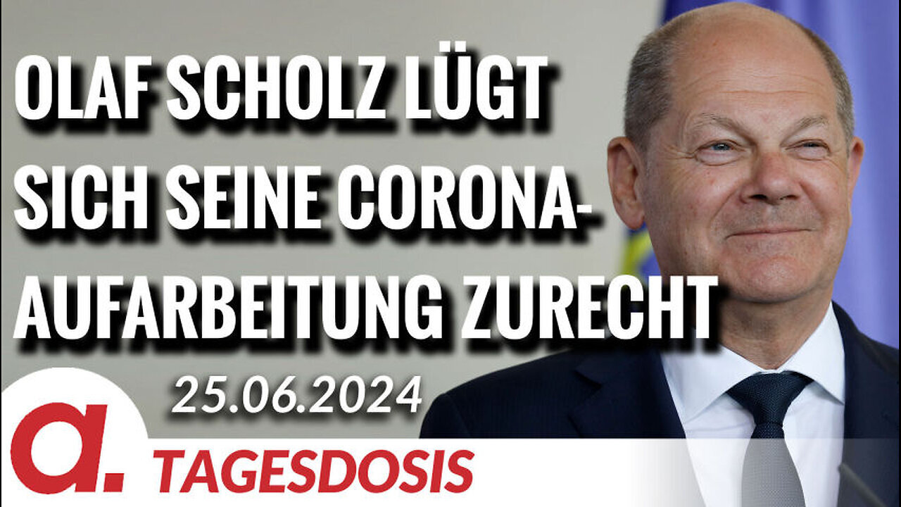 Olaf Scholz lügt sich seine Corona-Aufarbeitung zurecht@Apolut🙈🐑🐑🐑 COV ID1984