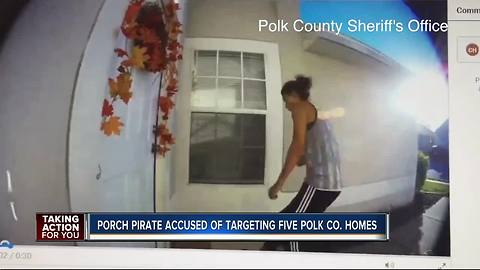 Polk County porch pirates target five homes