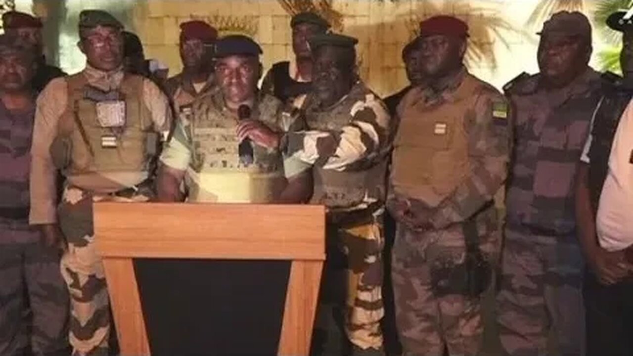 Gabon Coup Another coup in Africa as military takes over in Gabon See it citizens rejoice