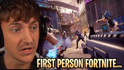 Ninja, CourageJD & Tim React To Fortnite's New FIRST PERSON Ranked Game Mode!