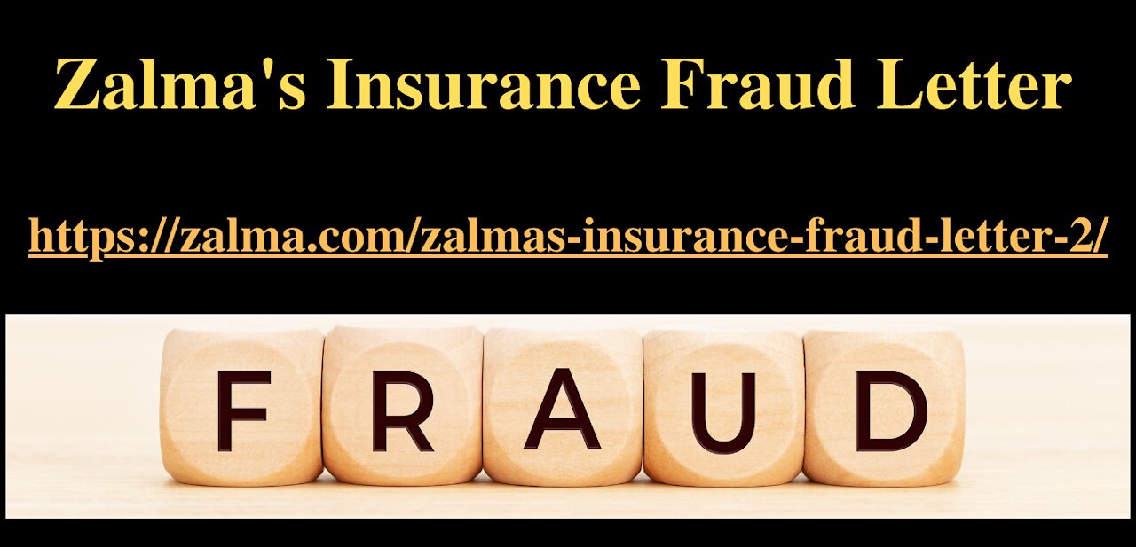 Zalma's Insurance Fraud Letter - September 1, 2021