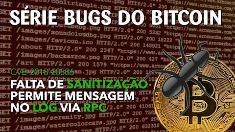 CVE-2018-20586 - Falha em sanitização de chamadas RPC permitia enviar mensagens para o LOG