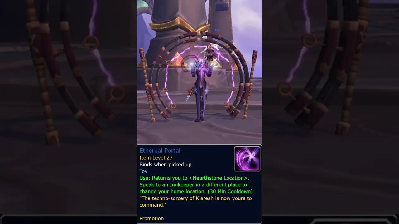 Ethereal Portal Toy (Promotion Item)#worldofwarcraft