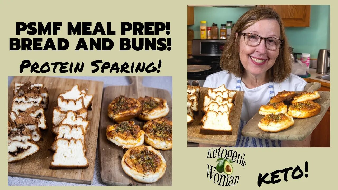 Egg White Bread Meal Prep with New KitchenAid Mixer! JanetGreta Cinnamon Bread, Pizza Buns etc!