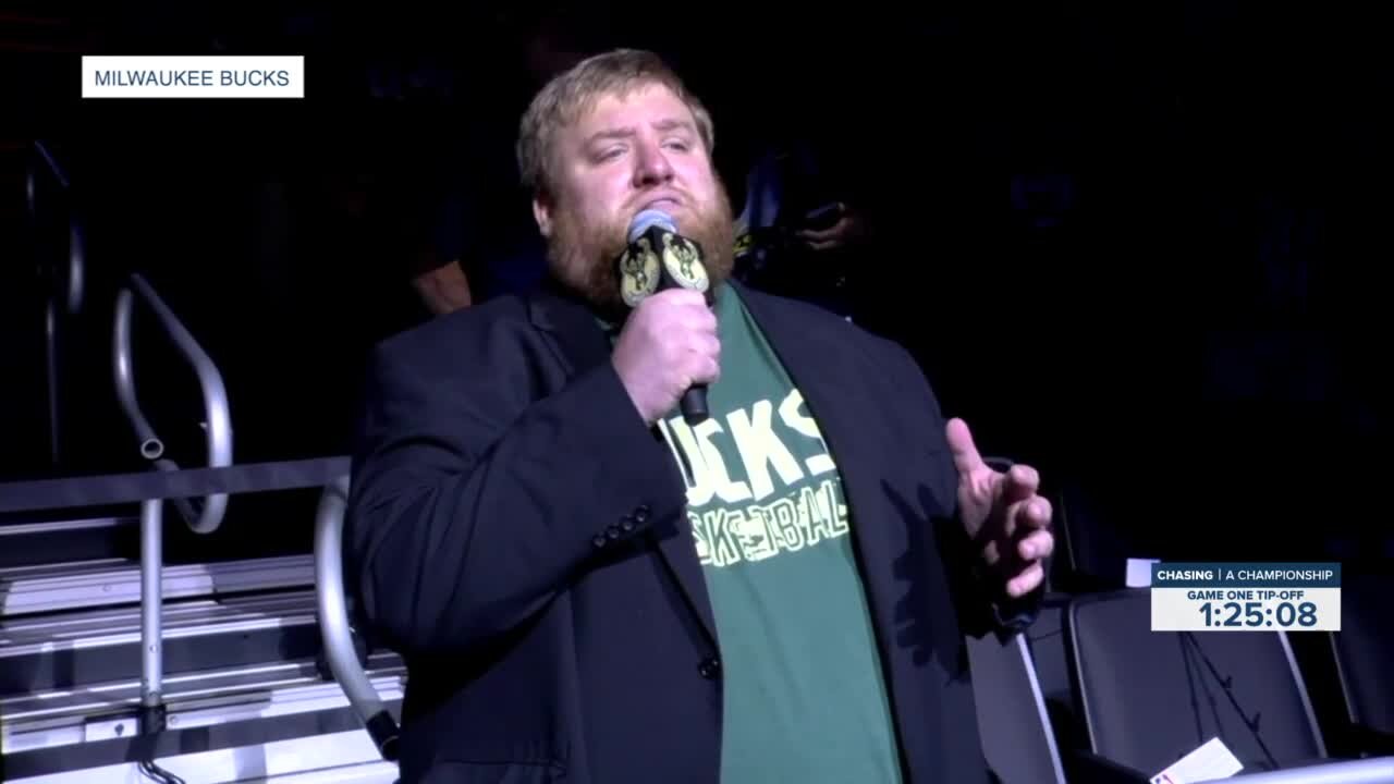 'Good luck charm': Bucks national anthem singer on 6-0 game winning streak