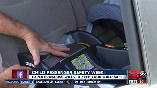 Keep your child safe during Child Passenger Safety week