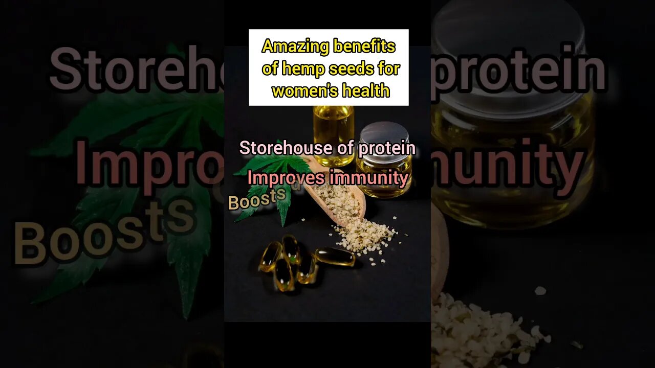 Amazing benefits of hemp seeds for women's health#shorts