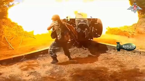 Russian howitzer fires shells loaded with surrender instruction leaflets