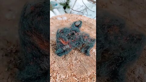 Wilderness survival -Steel wool 9V battery 🔥