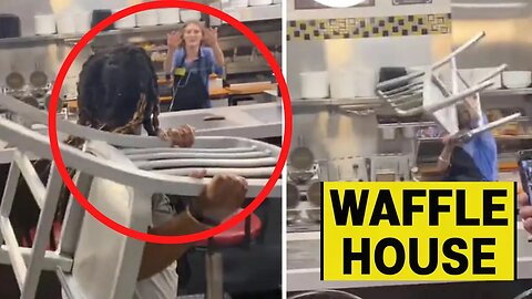 Reacting to Waffle House Brawl (INSANE!) Houston, TX