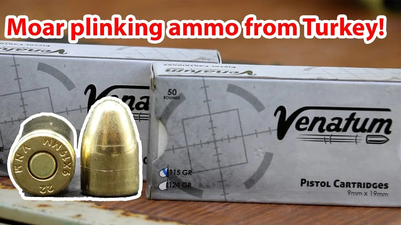 9x19mm, 115gr FMJ, Venatum