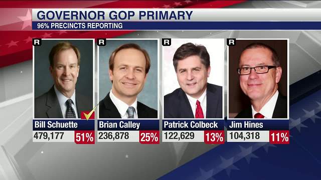 Bill Schuette wins Republican primary