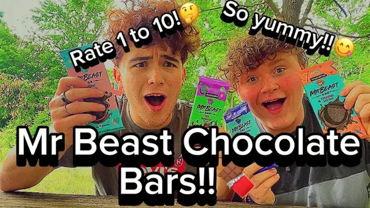 TRYING Mr Beast Chocolate Bars!!(rating 1 out of 10)