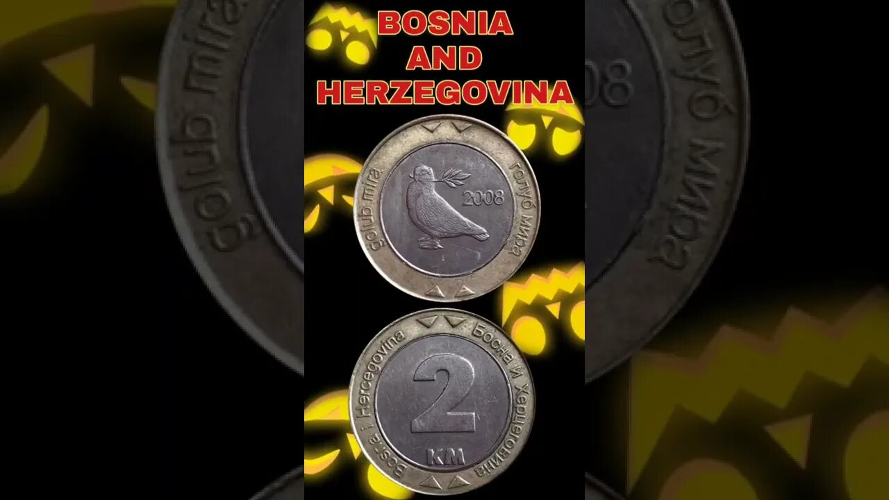 Bosnia And Herzegovina 2 Marka 2008.#shorts #coinnotesz