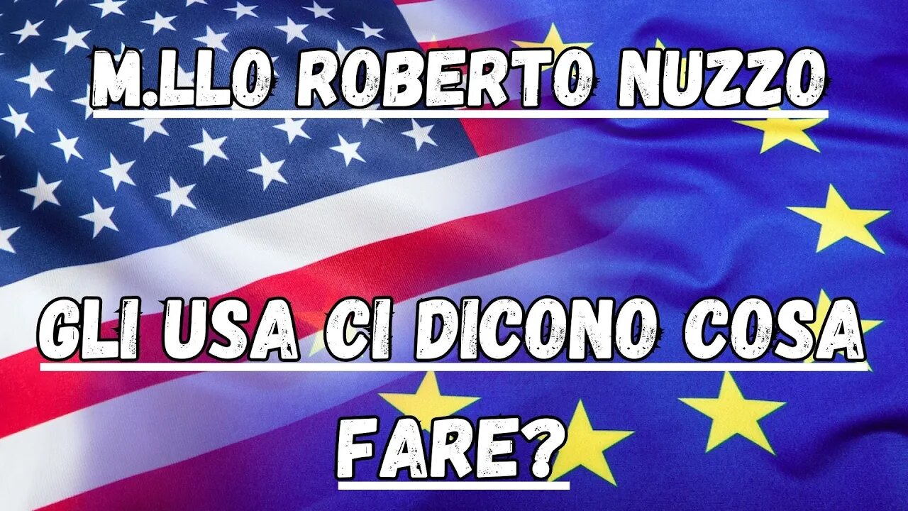 L'AGENDA VERDE DEGLI USA È DIVENTATA UNA MINACCIA PER L'UE M.llo Roberto Nuzzo a TGCOLOR 28^ Puntata