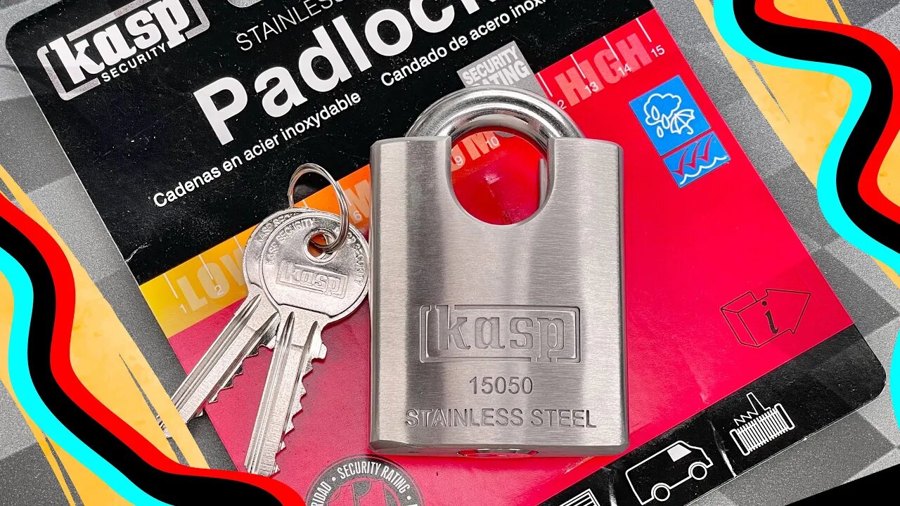 [1562] Kasp Model 15050 Marine Padlock Picked