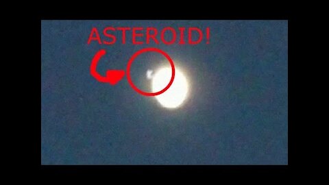 ASTEROID HITS THE MOON AND IS SEEN FROM EARTH!