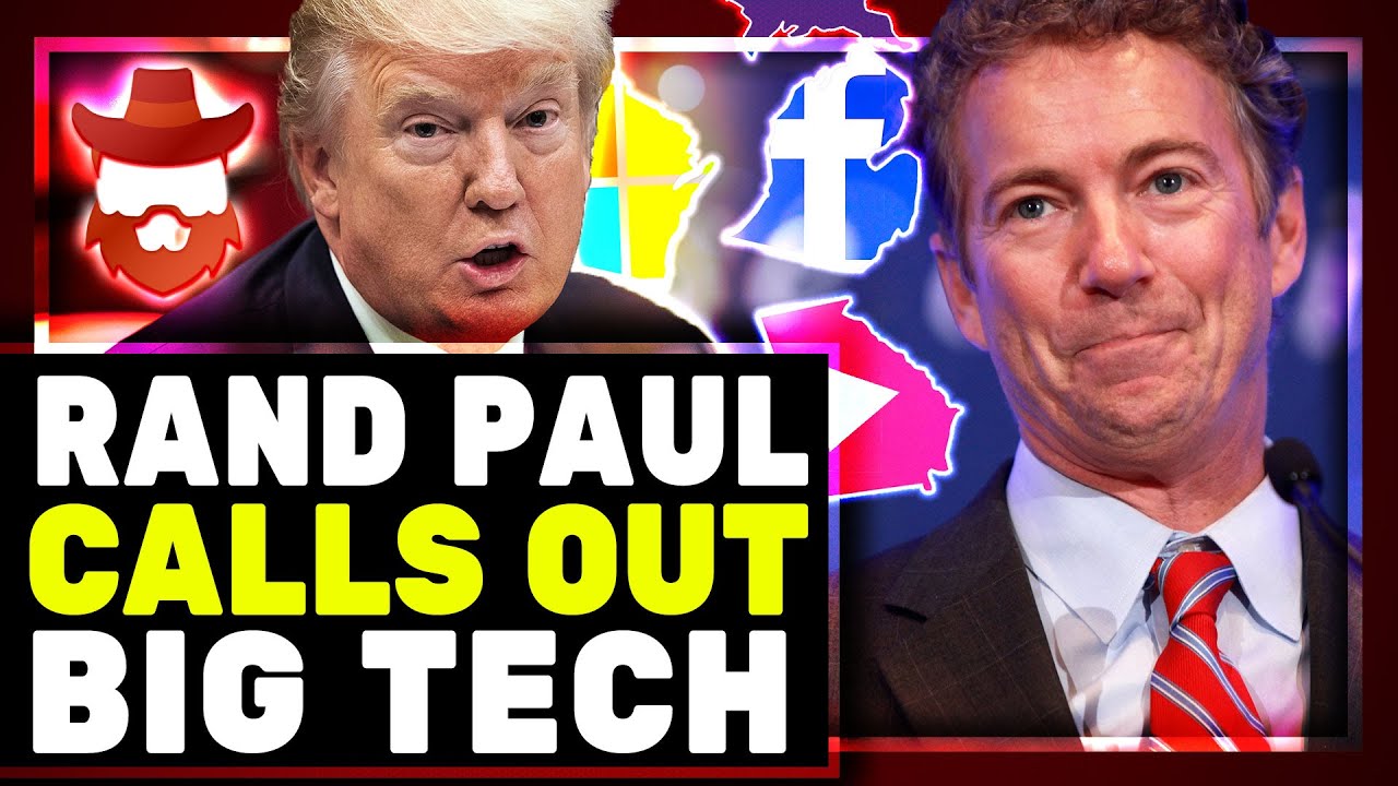 Rand Paul BLASTS Big Tech & Shares New Suspicious Voting Data! Mass Vote "Dumps" In 4 Major States