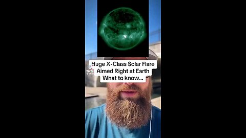 Incoming Solar Flare.