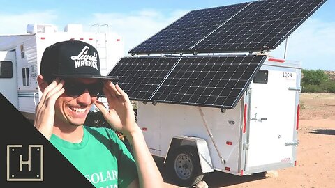 DIY Solar Generator With Tesla Batteries On A Trailer... Can It Be Done???