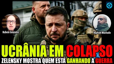 ⚠️URGENTE | UCR4N14 EM C0L4PS0 | Zelensky mostra quem está ganhando a GU3RR4 | Part. Raphael Machado