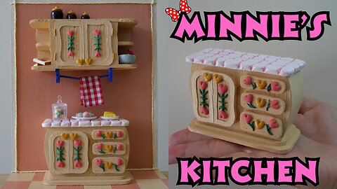 ＜DIY☆ Disneyland＞Miniature Minnie's kitchen/＜DIY☆ディズニーランド＞ミニチュアミニーのキッチン