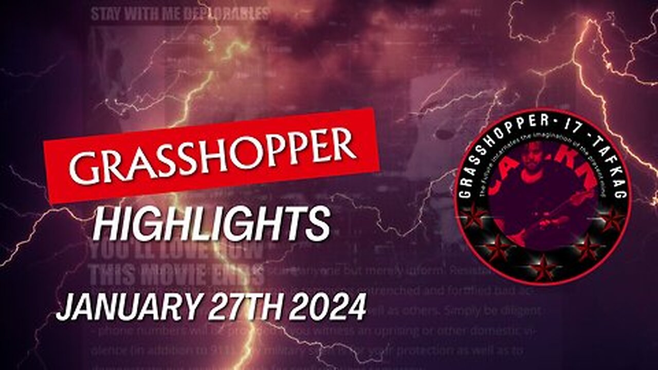 Grasshopper Live Decode Show Highlights - Trump Rally Las Vegas January 27th 2024