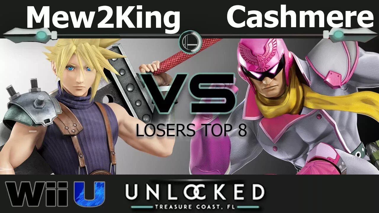 MVG FOX|Mew2King (Cloud) vs. Cashmere (C. Falcon) - Wii U Losers Top 8 - Unlocked