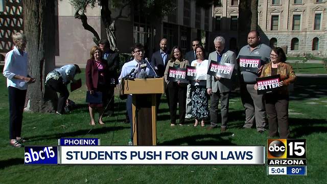 Students push for gun laws in Phoenix