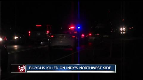 Cyclist hit, killed by vehicle on Indy’s NW side identified