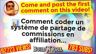 📊 Comment coder un système de partage de commissions en affiliation...