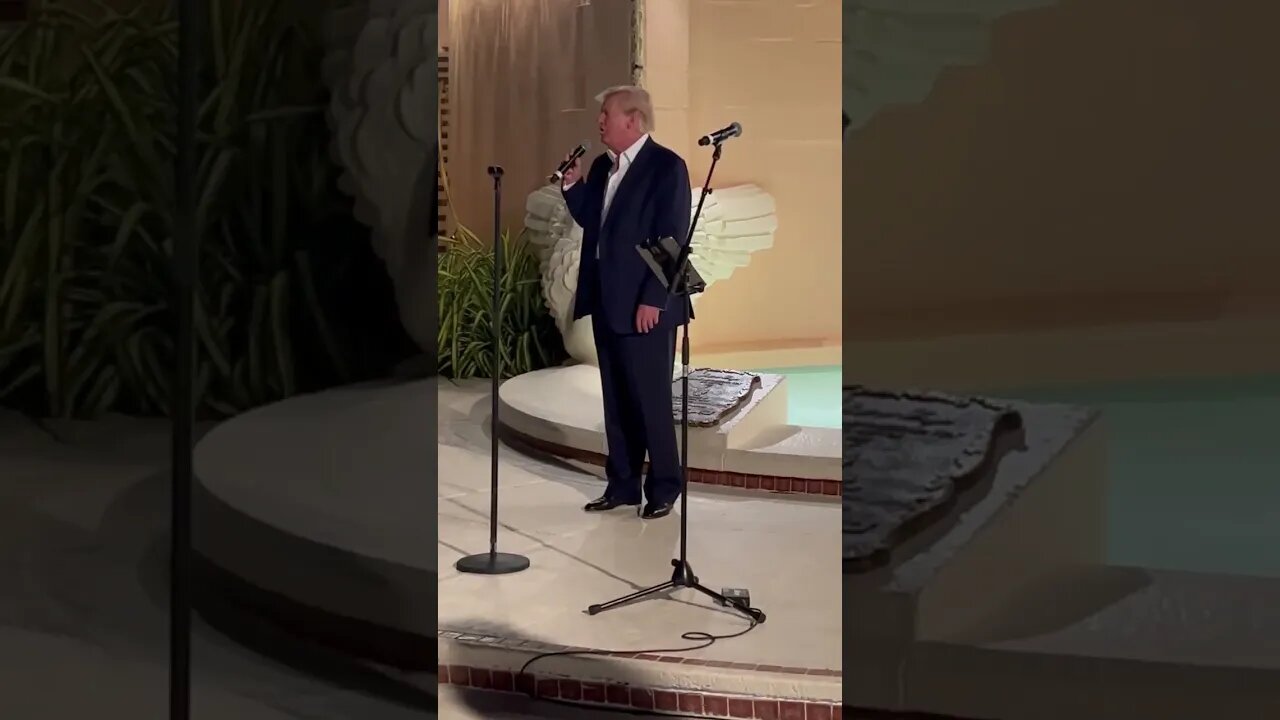 💢President Trump made a surprise appearance and spoke at America’s Future fundraiser