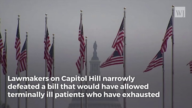 Nanny State Kills Bill to Let Dying Patients Use Non-Gov't Approved Treatments